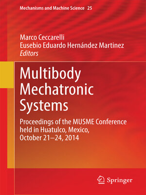 cover image of Multibody Mechatronic Systems